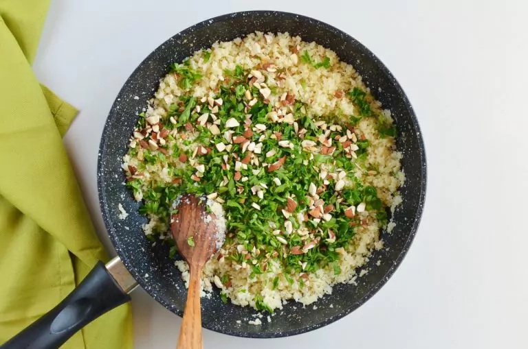 Step 6 - Mediterranean Cauliflower Rice