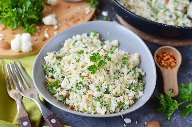 Step 7 - Mediterranean Cauliflower Rice