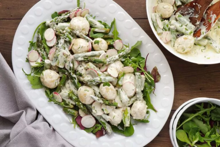 Step 6 - New Potato Salad with Asparagus