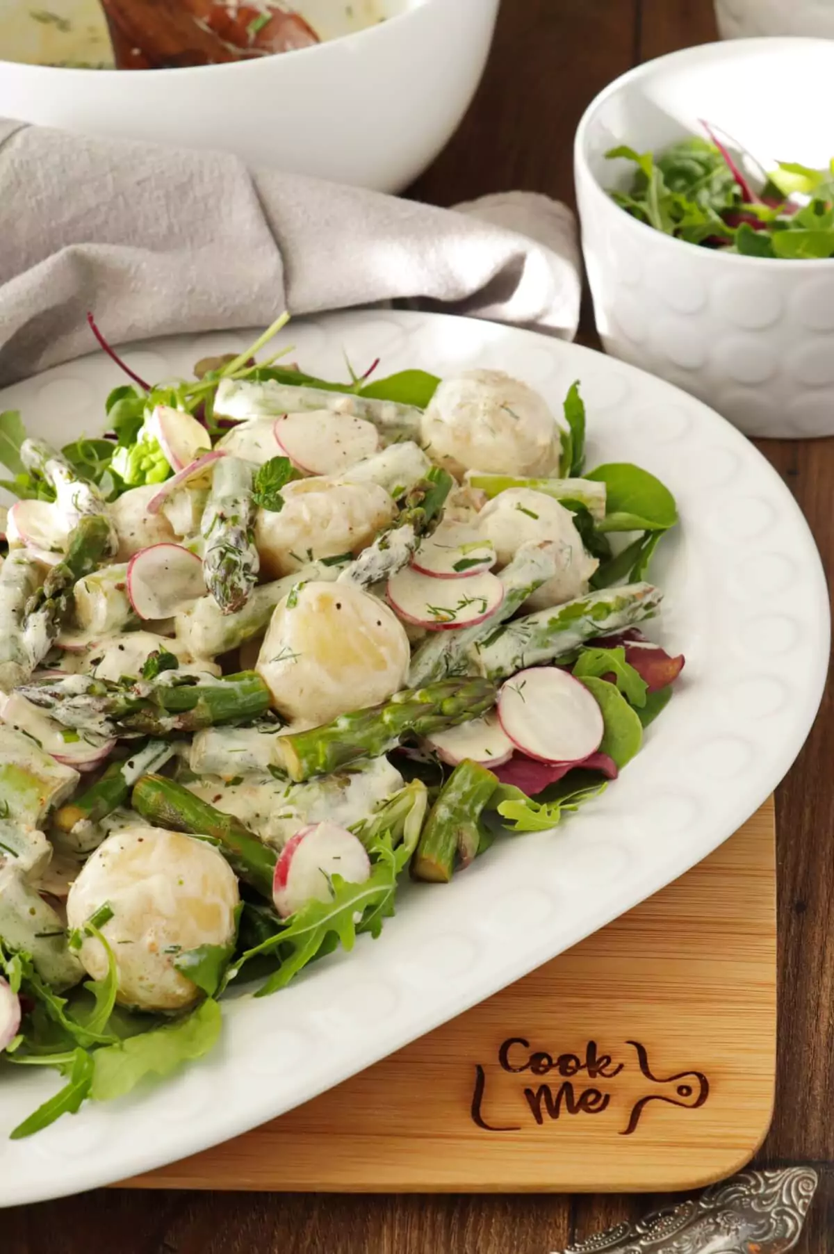 New Potato Salad with Asparagus
