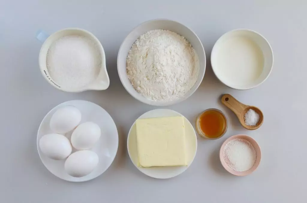 Ingredients for Pound Cake