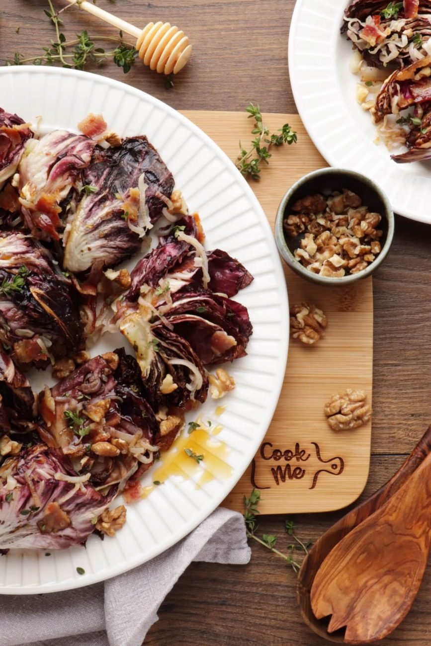 Roasted Balsamic Radicchio With Pancetta Recipe - Cook.me Recipes