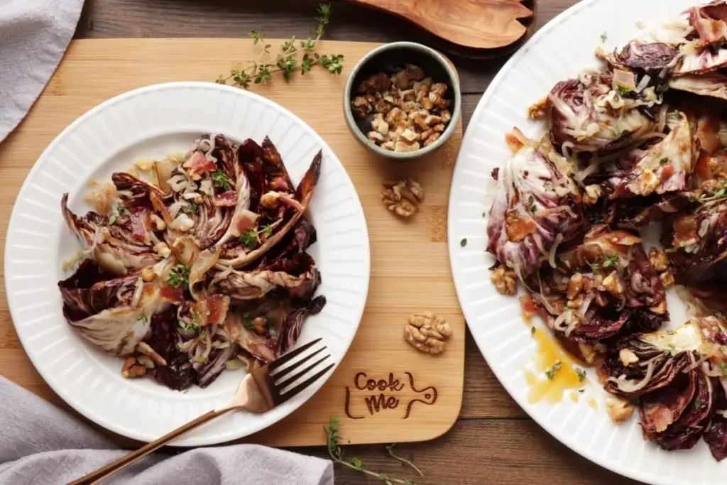Roasted Balsamic Radicchio with Pancetta