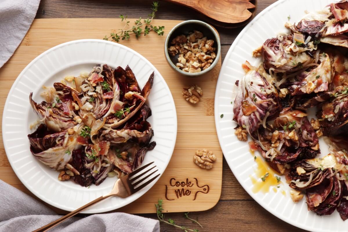 Roasted Balsamic Radicchio with Pancetta
