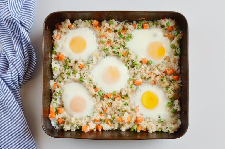 Step 7 - Sheet Pan Fried Rice
