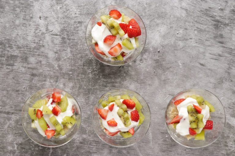 Step 5 - Strawberry Kiwi Quinoa Breakfast Parfait
