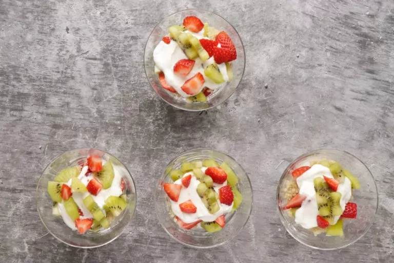 Step 5 - Strawberry Kiwi Quinoa Breakfast Parfait