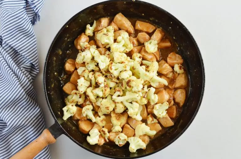 Step 6 - Teriyaki Chicken and Cauliflower