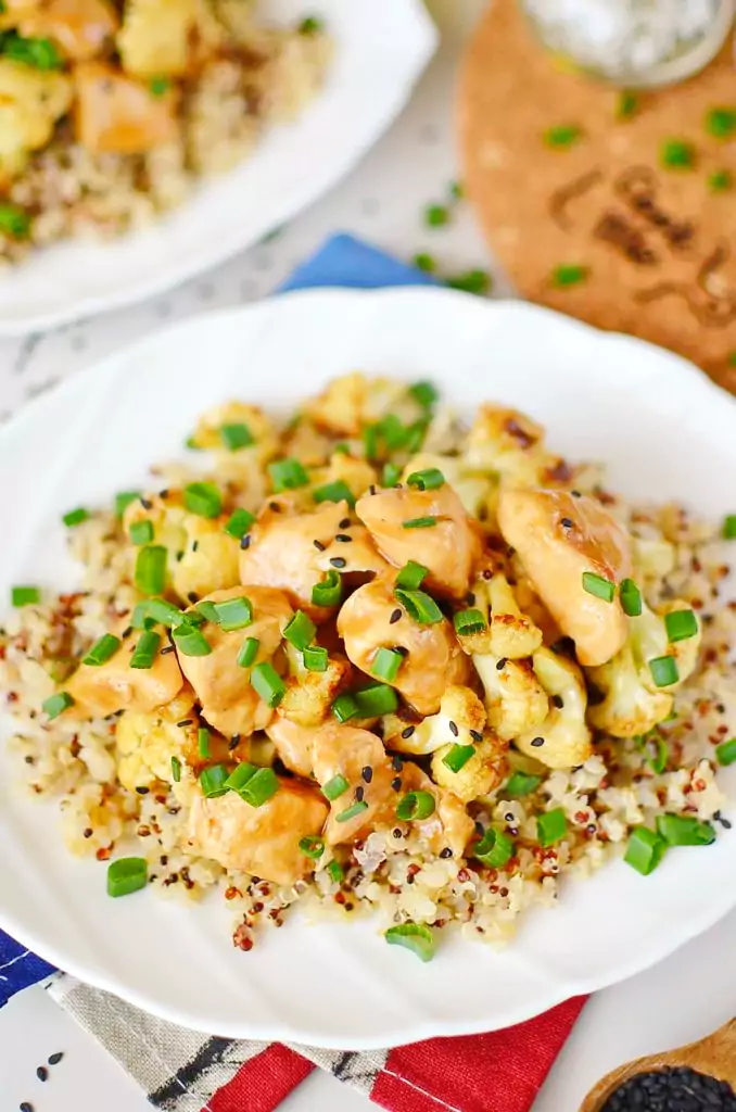 Teriyaki Chicken and Cauliflower