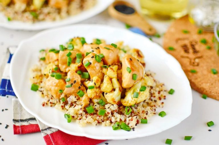 Step 7 - Teriyaki Chicken and Cauliflower