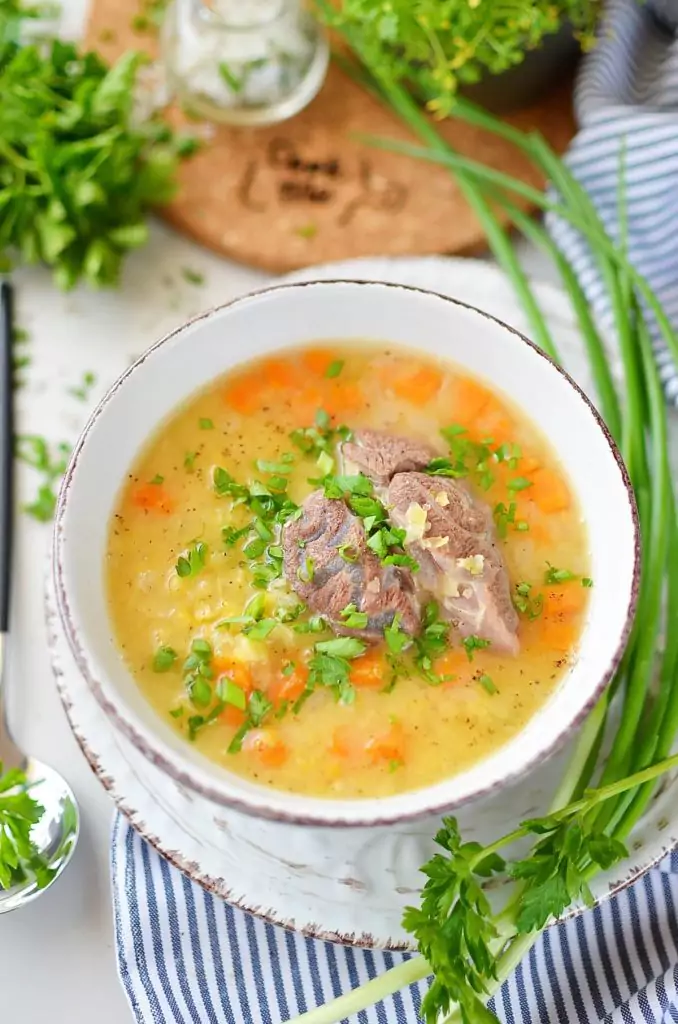 Ukrainian Split Pea Soup