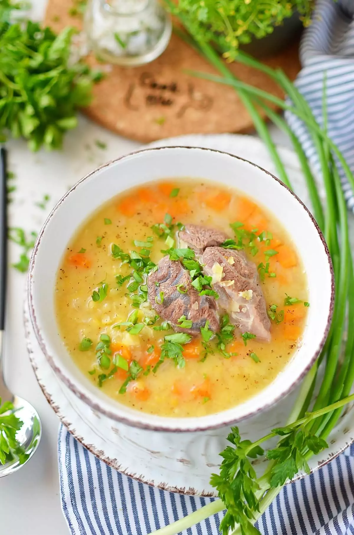 Ukrainian Split Pea Soup