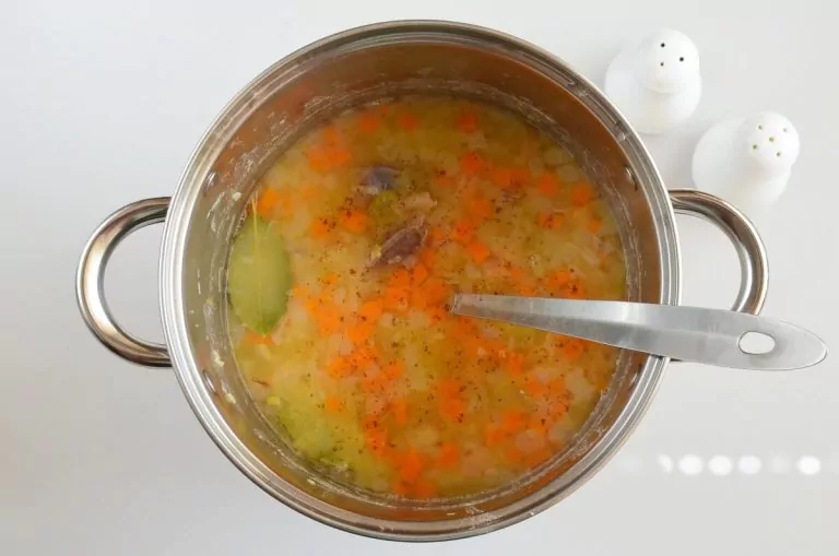 Step 6 - Ukrainian Split Pea Soup