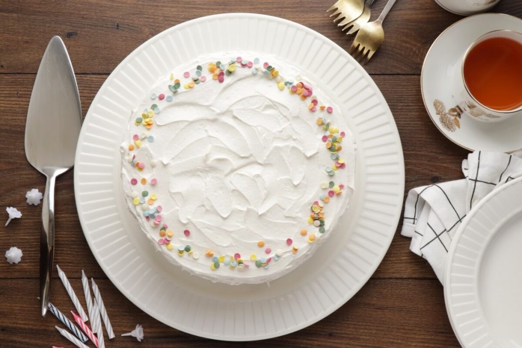 How to serve Vanilla Cake Recipe