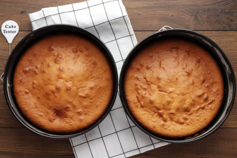 Step 8 - Vanilla Cake Recipe