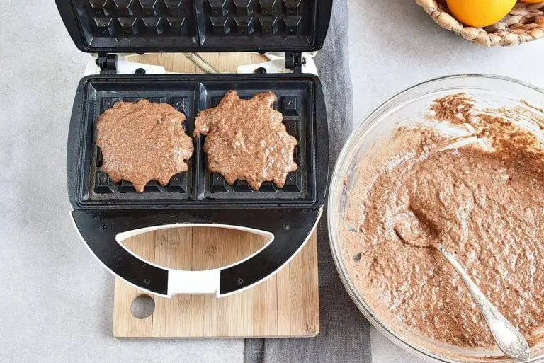 Step 4 - Vegan Chocolate Orange Waffles