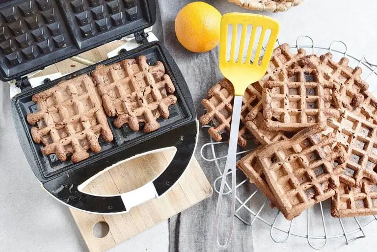 Step 6 - Vegan Chocolate Orange Waffles