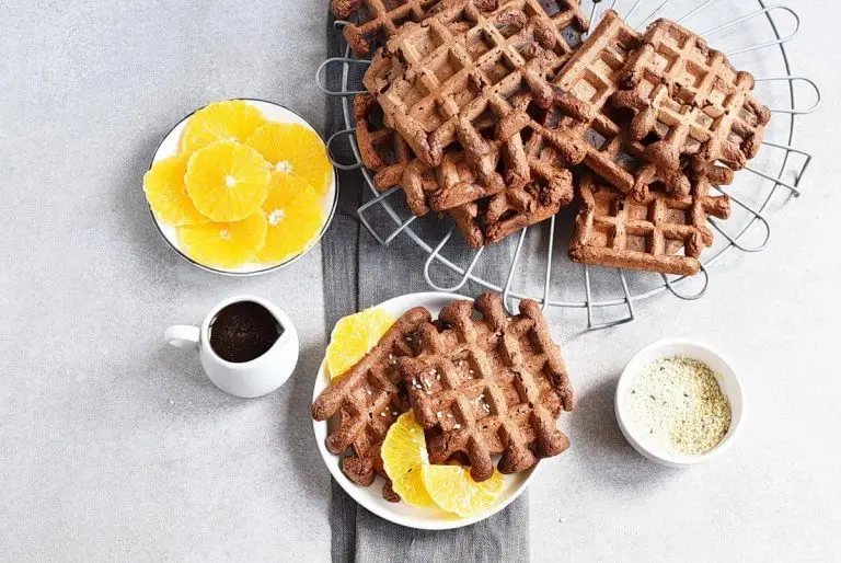 Step 7 - Vegan Chocolate Orange Waffles