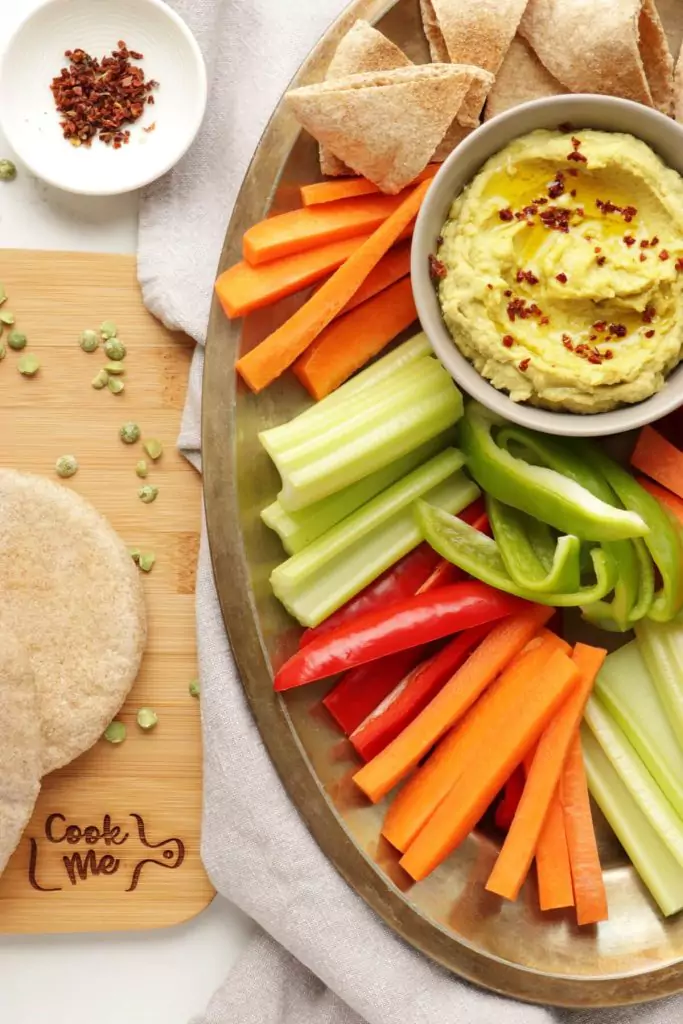 Vegan Green Split Pea Hummus