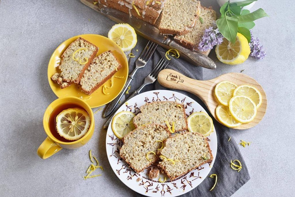 How to serve Vegan Lemon Poppy Seed Cake