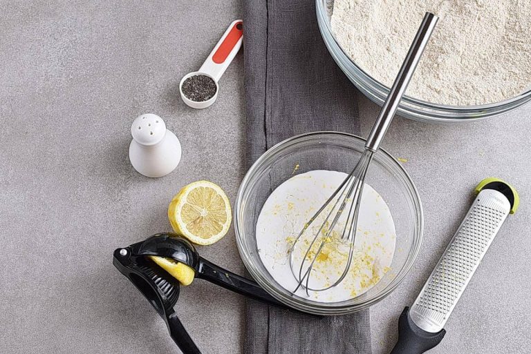 Step 4 - Vegan Lemon Poppy Seed Cake