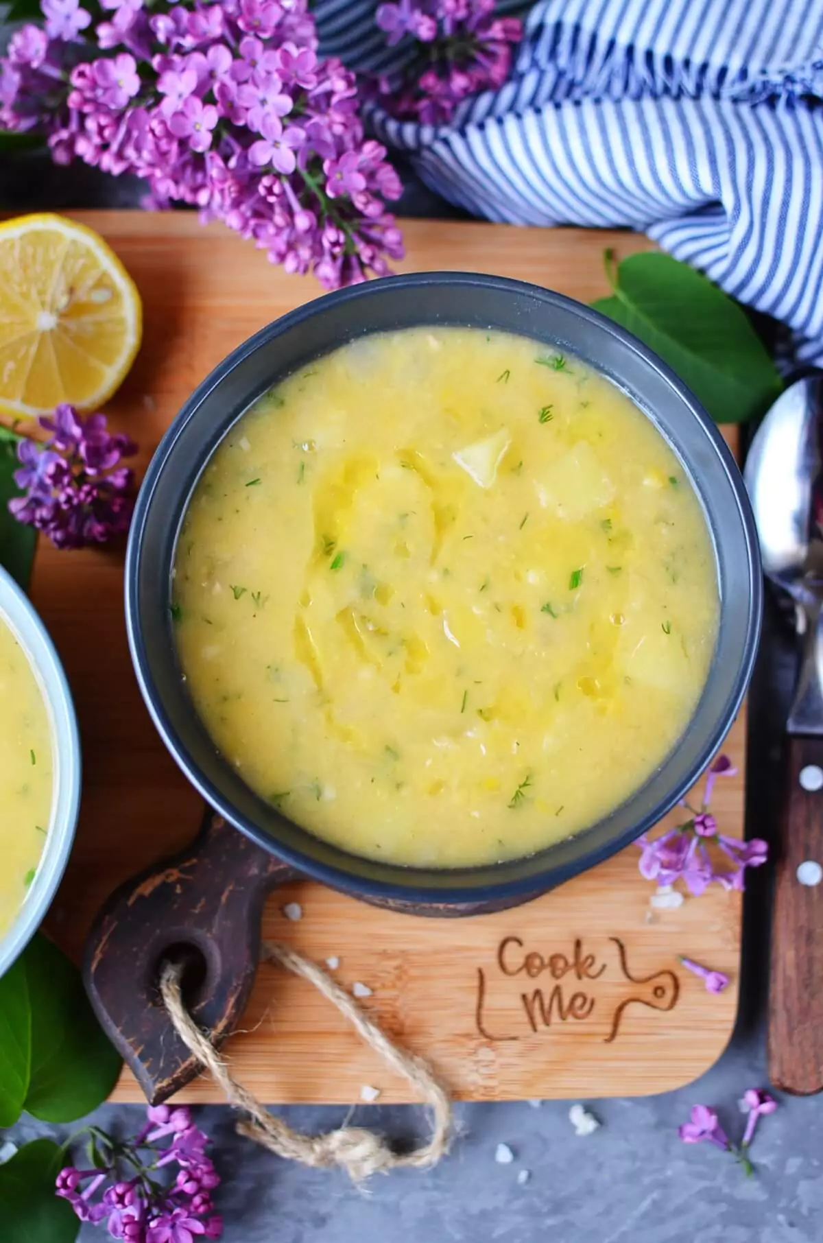 Vegan Split Pea Soup with Potatoes