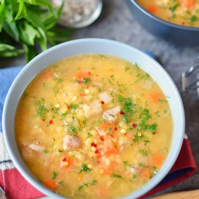 Yellow Split Pea and Bacon Soup Recipe-How To Make Yellow Split Pea and Bacon Soup-Delicious Yellow Split Pea and Bacon Soup