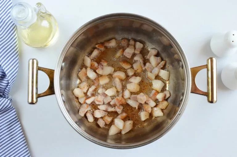 Step 1 - Yellow Split Pea and Bacon Soup