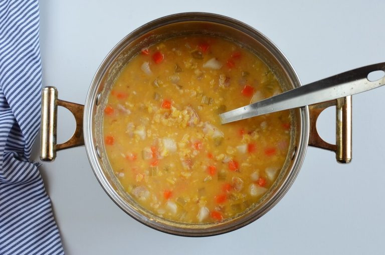 Step 4 - Yellow Split Pea and Bacon Soup