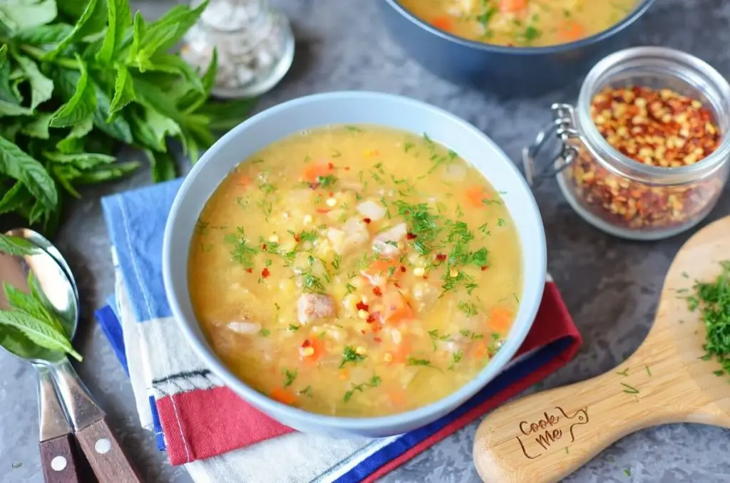 Yellow Split Pea and Bacon Soup