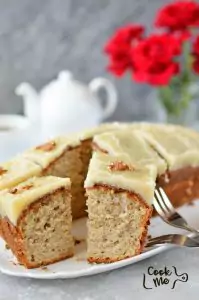 Banana Bread with Brown Butter Frosting