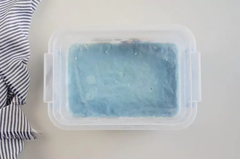 Step 6 - Butterfly Pea Flower Coconut Ice Cream
