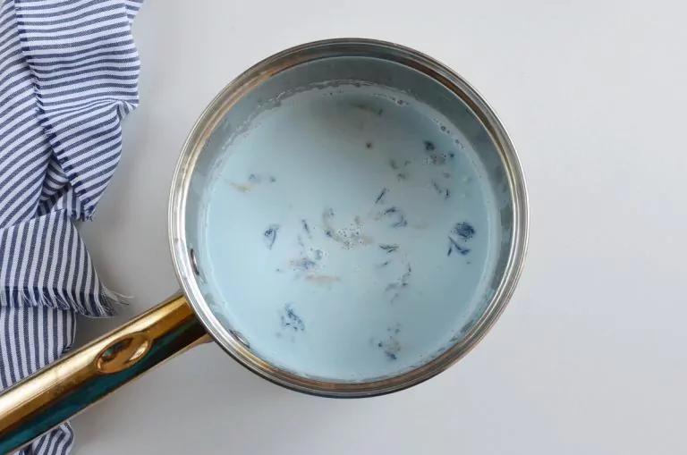 Step 2 - Butterfly Pea Flower Coconut Ice Cream