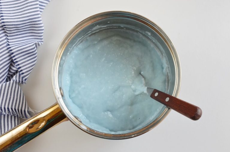 Step 5 - Butterfly Pea Flower Coconut Ice Cream