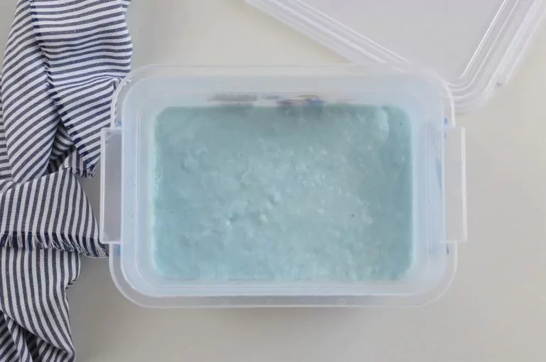 Step 5 - Butterfly Pea Flower Coconut Ice Cream