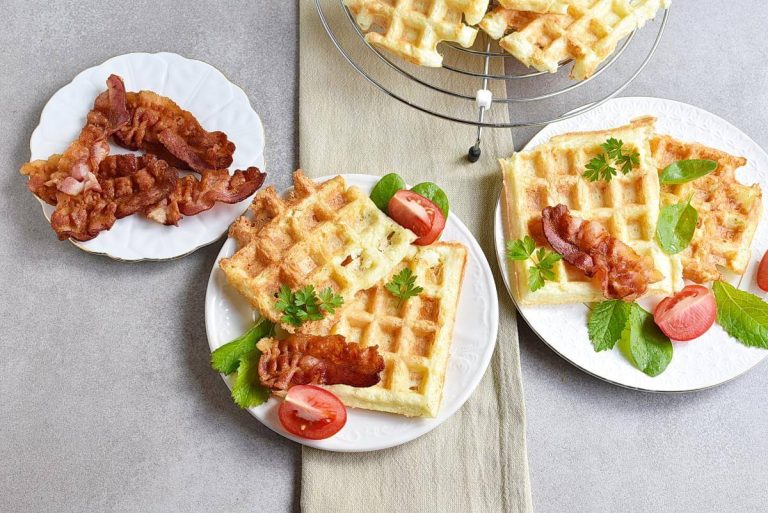 Step 5 - Chaffle 2-ingredient Keto Waffle