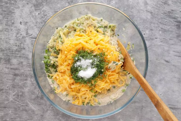 Step 2 - Cheesy Garlic Zucchini Bites