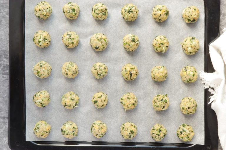 Step 3 - Cheesy Garlic Zucchini Bites