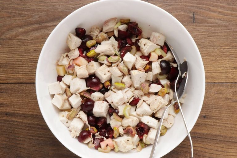 Step 2 - Cherry Greek Yogurt Curry Chicken Salad