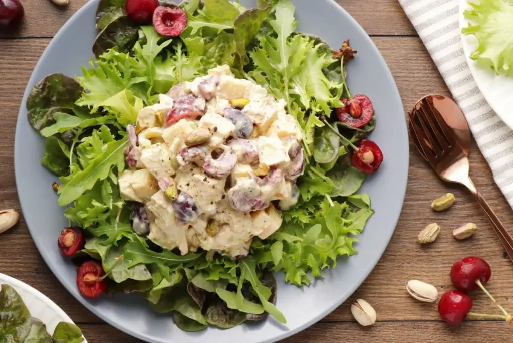 Cherry Greek Yogurt Curry Chicken Salad