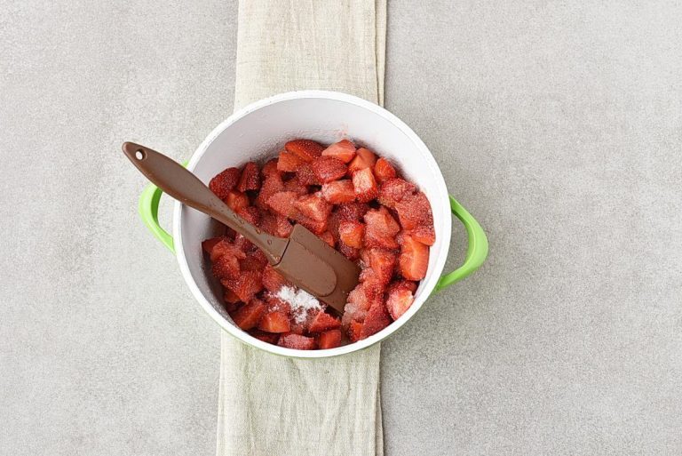 Step 6 - Chocolate Panna Cotta with Strawberry Topping