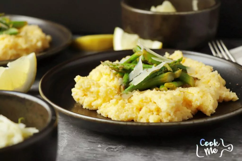 Creamy Polenta with Asparagus