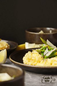 Creamy Polenta with Asparagus