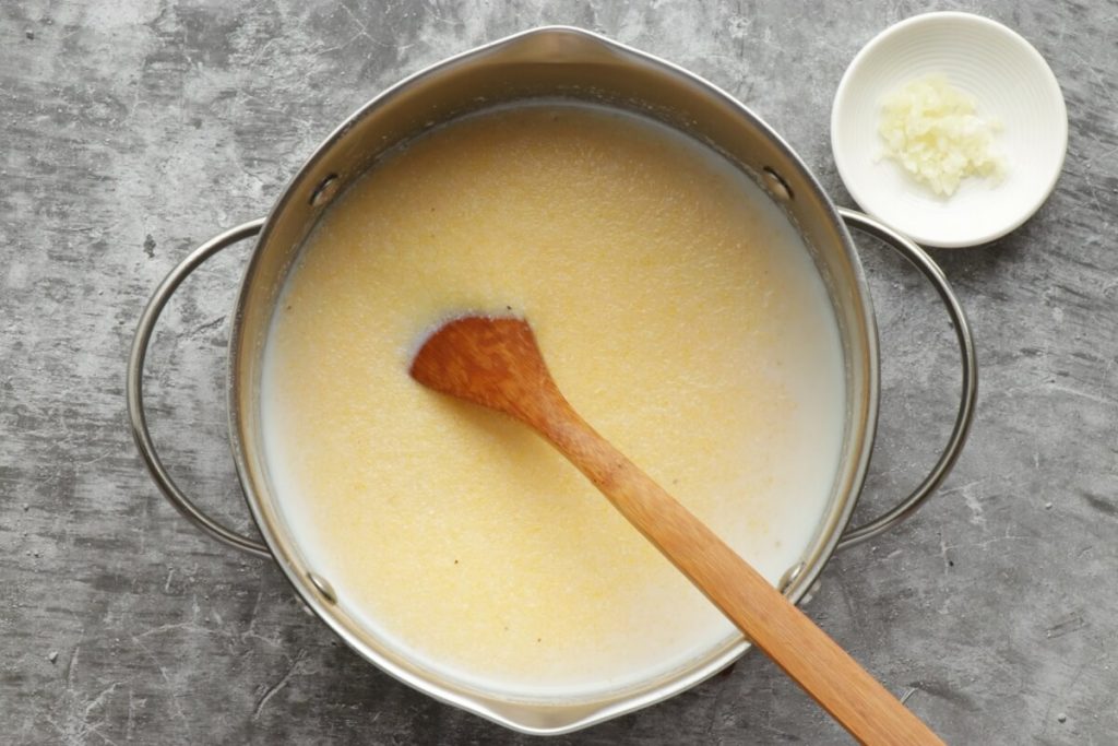 Creamy Polenta with Asparagus recipe - step 2
