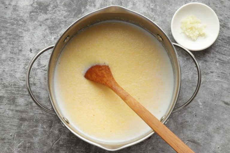 Step 2 - Creamy Polenta with Asparagus