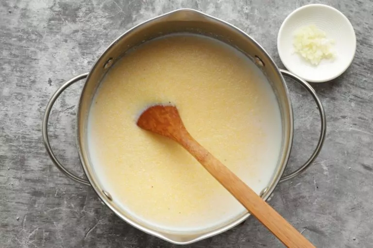 Step 2 - Creamy Polenta with Asparagus