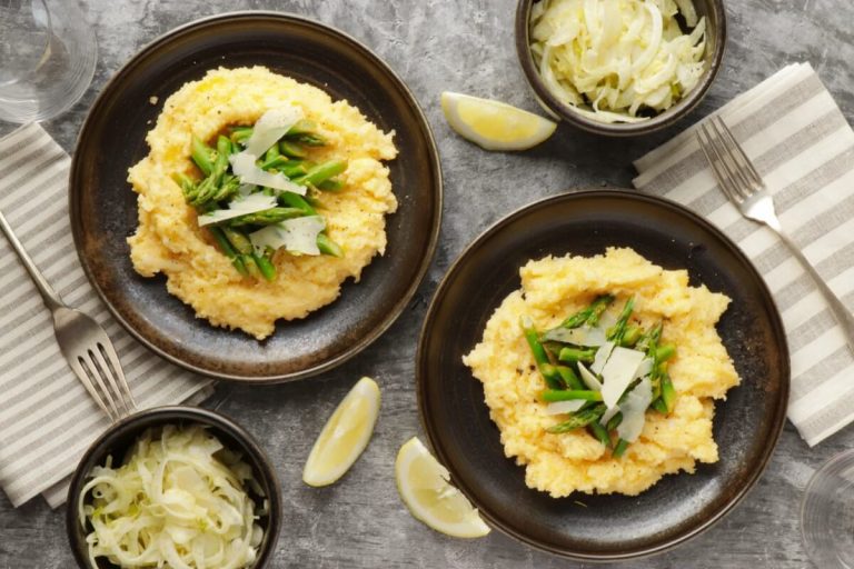 Creamy Polenta with Asparagus Recipe Cook.me Recipes