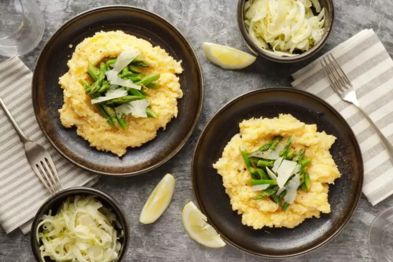 Step 6 - Creamy Polenta with Asparagus