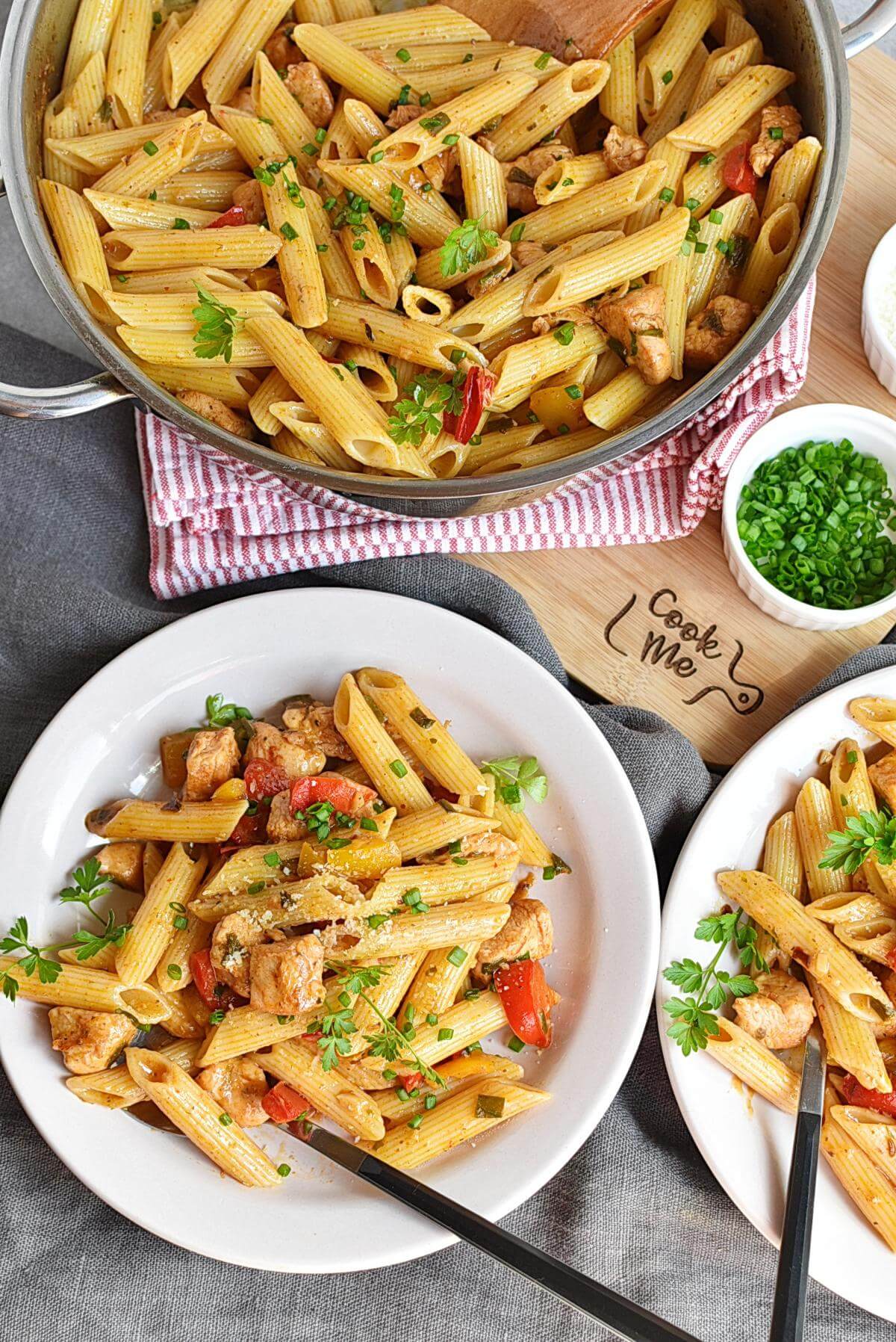 Creamy Rasta Pasta Recipe Cook.me Recipes