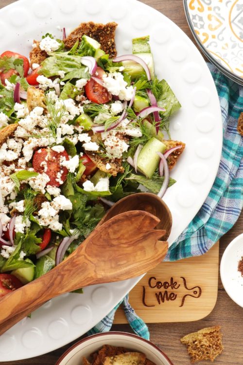 Fattoush with Queso Fresco